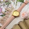 Anbeer 14mm Leather Watch Quick Elegant Watch Band for Pink with Rose Gold Buckle Strap, Release, Women,