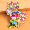 Lüliang City Metal Fridge Magnet: Creative Cultural Design 2025