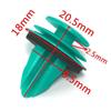 SEAMETAL 100 Stück Auto Befestigungsclips Universal Türverkleidung Panel Clip Befestigungen Auto Stoßstange Nieten Klemme Druckmotoren Clip Zubehör