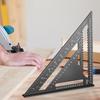 Woodworking Square, Speed ??Square - Triangle Construction Framing Tool | Multi-Function Drill Gauge, Portable Rafter Layout Tool for Men