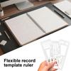 Handmade Flexible Record Template Dot Grid Journal Planner Stencil Set for Drawing And Checklists Practical Planning Tools