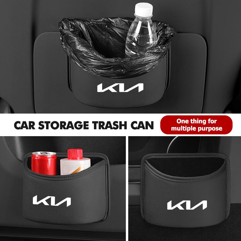 Car Door Hanging Garbage Bin Trash Can Storage Bag For KIA Ceed Sportage Rio K5 K2 Optima Cerato Venga Sedona EF7