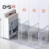 Półka na książki Materiał akrylowy Wielowarstwowa konstrukcja Przezroczysty pionowy stojak do przechowywania artykułów piśmienniczych Organizer biurowy