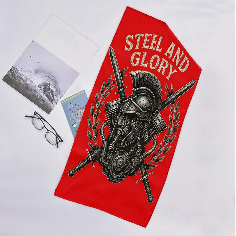 Gladiator Helmet Fashion Beach Towel: Ideal for Summer Adventures Soft, absorbent and quick drying suitable for swimming and bathing