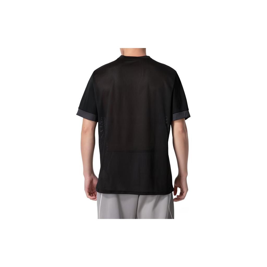 Puma Logo Round Neck Short Sleeve T-Shirt Men Tops Black 705747-03