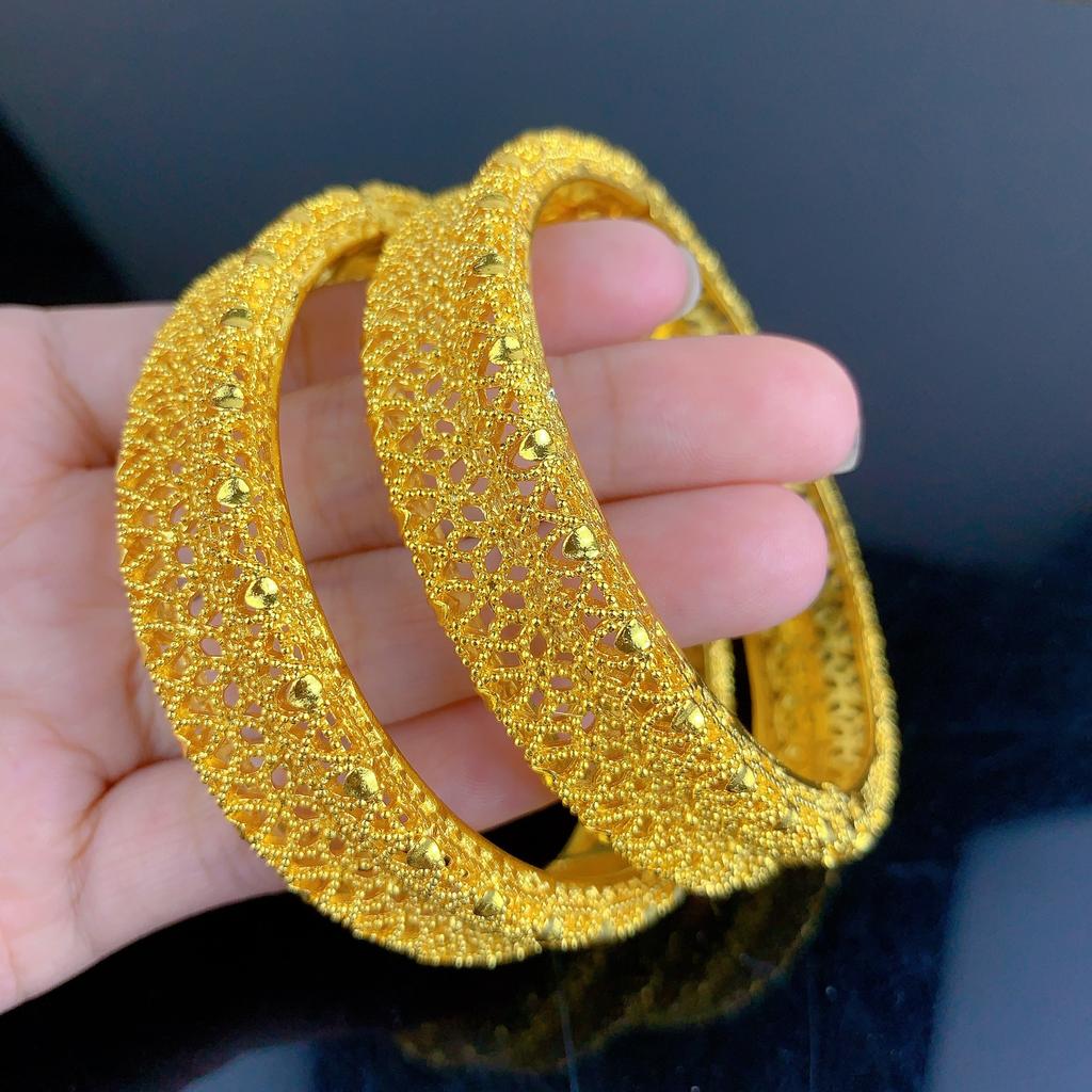 2026 Luxury Ladies Open Bracelet Dubai Bride Indian Light Luxury Women's Wedding Bracelet