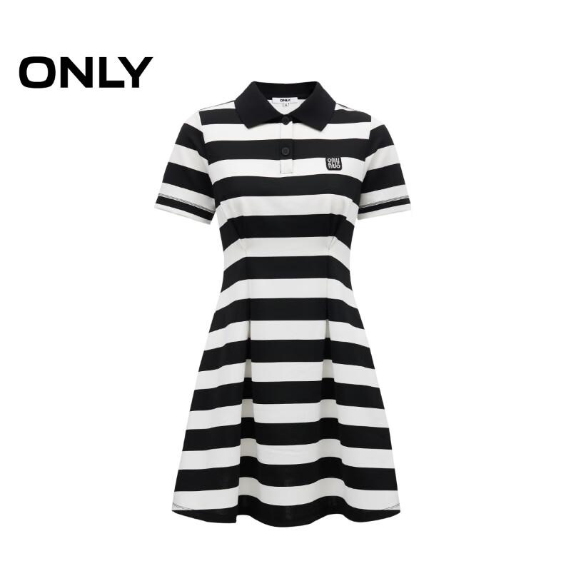 ONLY Women's Retro Polo Collar Short Dress