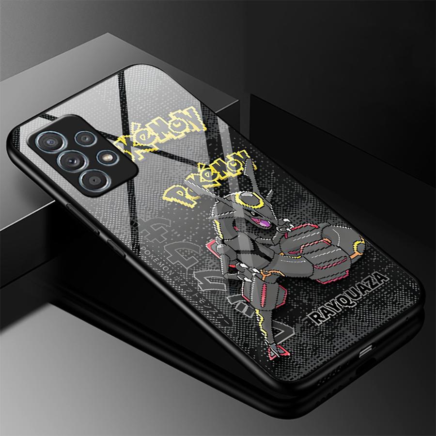 Hot Cartoon Pokemon Phone Cover Glass Case for Samsung Galaxy A56 A34 A13 73 A55 A54 A32 A14 A36 A06 A24 A23 A25 A16 A26 A15 A05