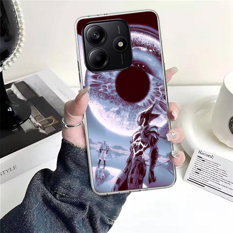 One P-Punch-Man Garou Soft Phone Case For Xiaomi Redmi Note 15 14 14S 13 12 Pro Plus 12S 11 11S 11E 10 10S 11T 5G Fundas Coque R