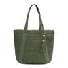 Trend Woven Straw Bag Women's Large-capacity Casual Versatile Underarm Tote Bag Textured Commuter Shoulder Bag