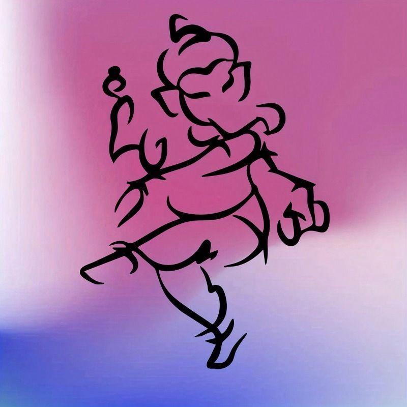 Retro Gandhi Metal Wall Panel for Office and Home