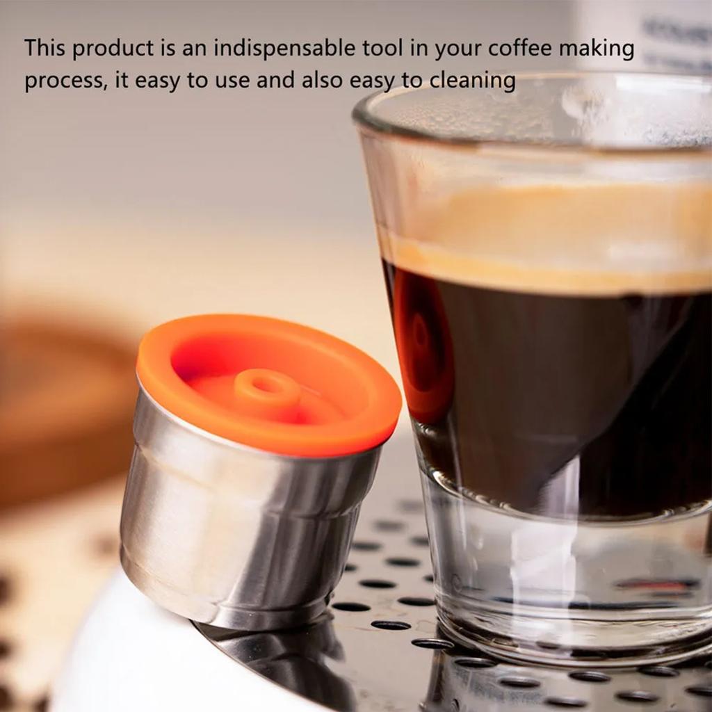 Stainless Steel Home Household Capsules Coffee Capsules Coffee Machine Accessory Reusable Simple Safety Convenient