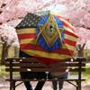 1pc Illuminati All-Seeing Eye Umbrella Portable Folding Umbrella Iron Frame Hole Bone Structure Outdoor Home Umbrella