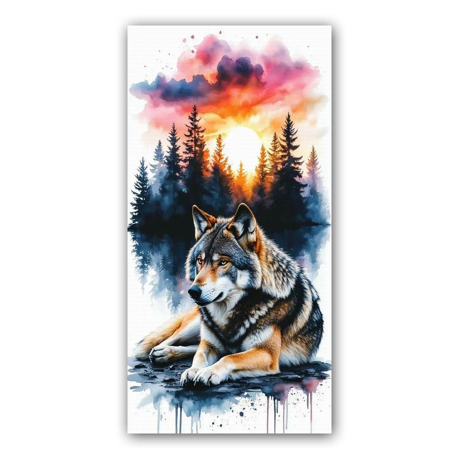 Lotus Leaf Carp Large Size Diamond Painting Swan Lake Diy Full Square Round Drill Rhinestone Embroidery Animal Wolf Mosaic Cross Stitch Kits