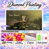 Personalized Mimikyu Diamond Art Custom Name 5D Diamond Painting Full Drill DIY Craft