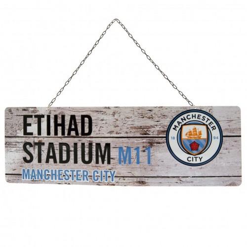 Rustikální plaketa Manchester City FC