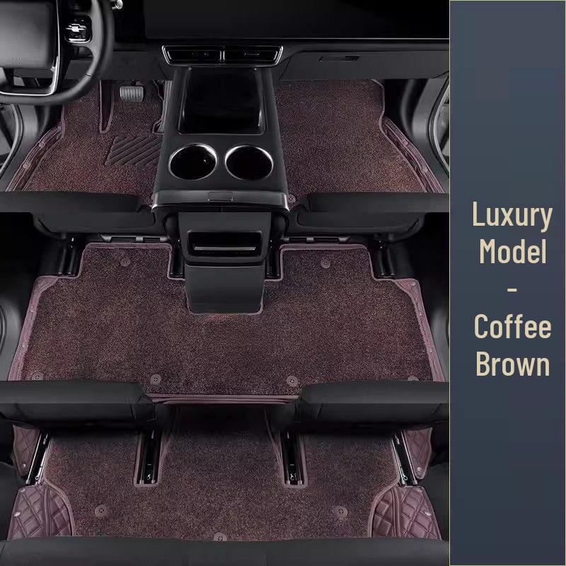 Compatible Li Auto L8 & L9 Full Coverage Car Floor Mats - New L8Pro & L9Max Carpet Style Mats