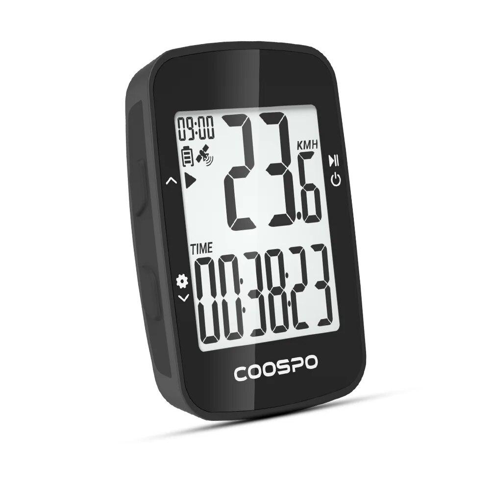 

COOSPO BC107/BC26 Bike Computer GPS Wireless Bicycle Cycling Odometer Speedometer 2.4 FSTN Bluetooth5.0 ANT+ Waterproof GPS BDS BC26-B