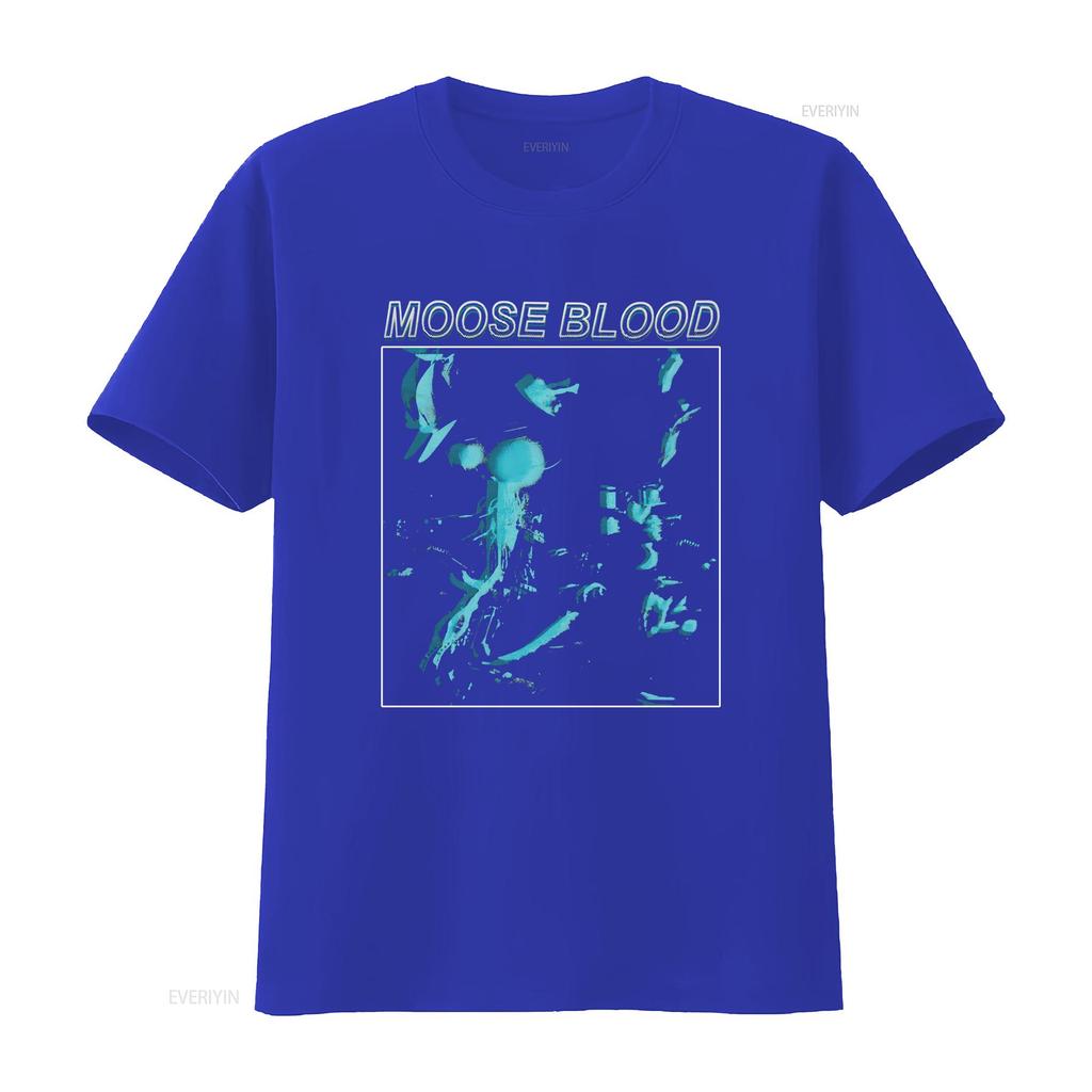 Unisexs Moose Blood Echo T Shirt Small Black Vintage Washed Soft Homme Graphic Comfortable Stretched Designer Clothes Breathable