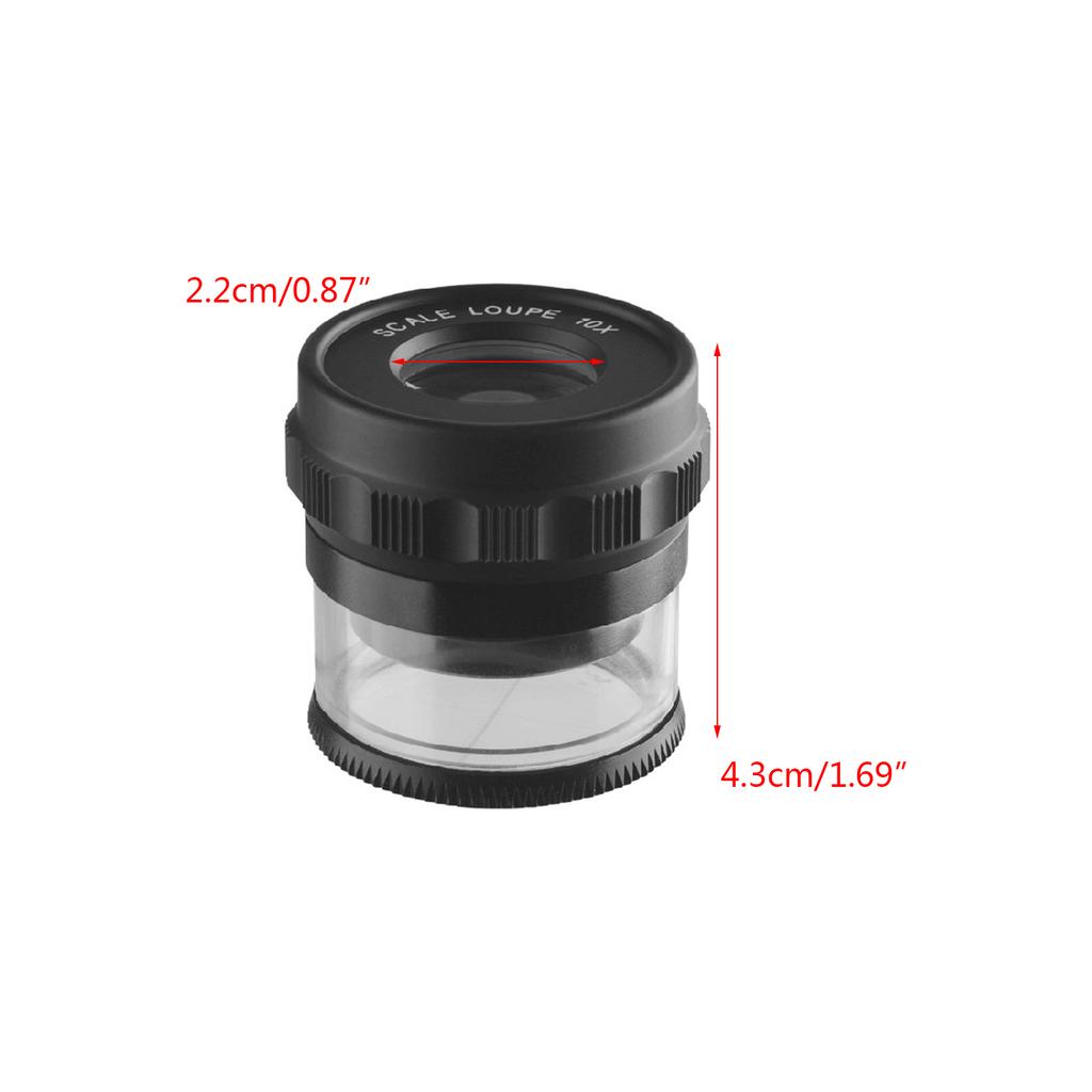 10XMagnifier Hands-Free Reading Desktop Portable Magnifying Glass Professional Loupe for Maps- Jewelry Watch Crafts