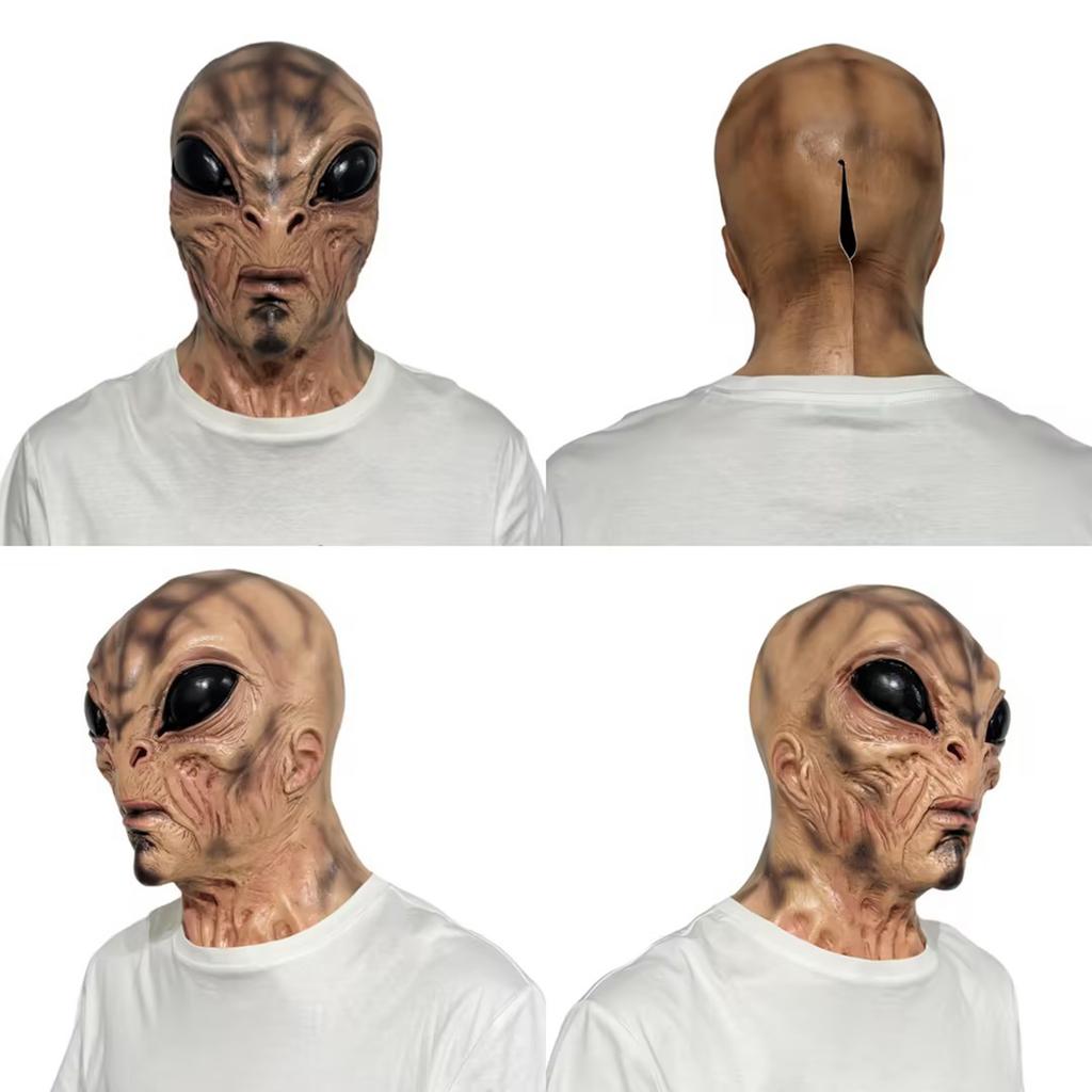 Halloween Alien Mask Scary Horrible Horror Alien Supersoft Mask Mask Creepy Party Decoration Funny Cosplay Prop Masks 2025
