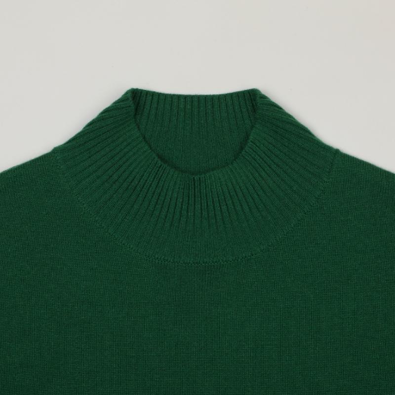 PLAYBOO Cashmere Blend Short Sleeve Knit Forest Green