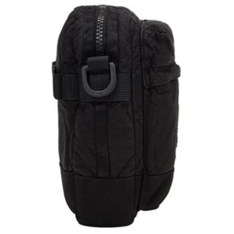 New STONE ISLAND Canvas Shoulder Bag, Crossbody Bag Unisex Black 801590830V0029
