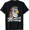 Merica Eagle Usa American Flag Vintage Funny Tshirt