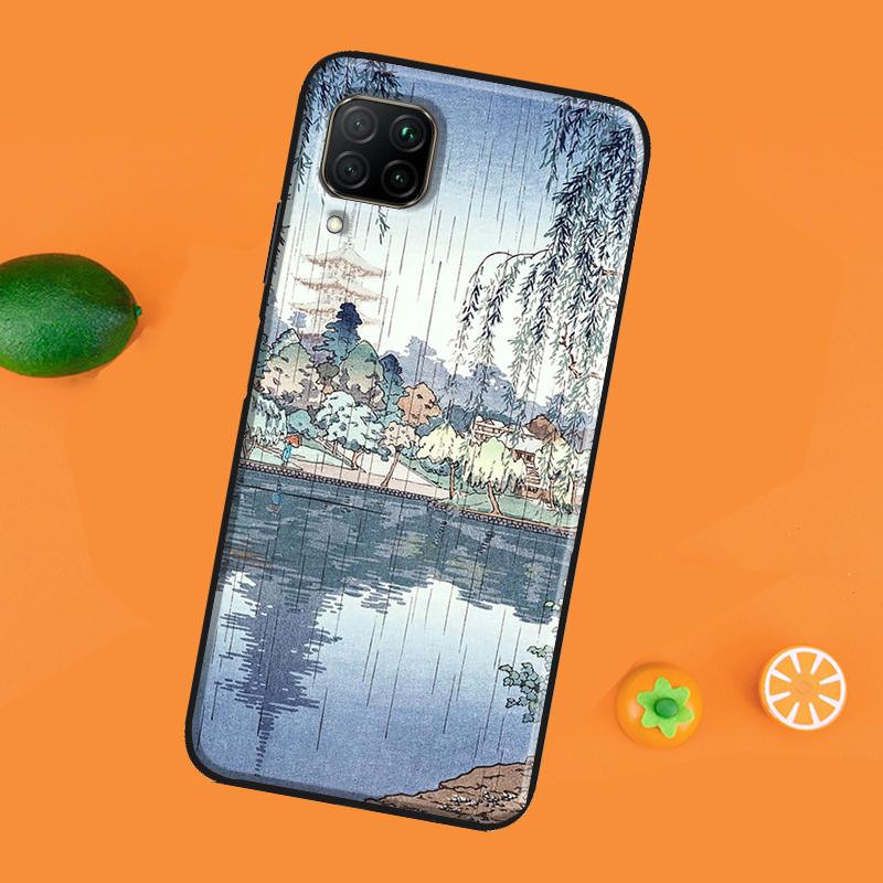 Japanese Style Ukiyo-e Art For Honor 50 Case 8X 9X 10i Cover For Huawei Nova 5T P Smart 2021 P20 P30 P40 Lite Pro