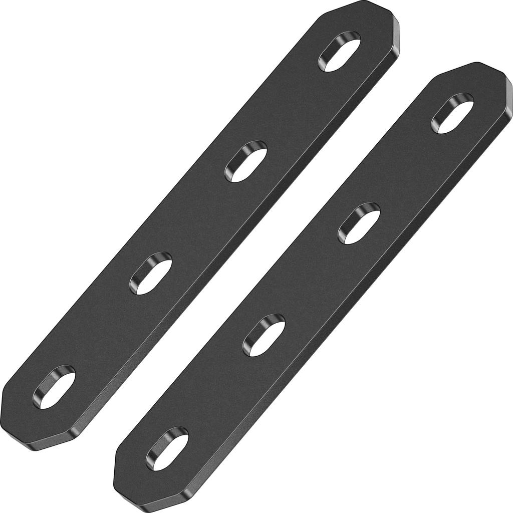 Kaedear Motorcycle Universal Stainless 2mm Universal Set of Custom Brackets X 4 X 20 X Brackets, Steel, Thick, Fit, 2, (KDR-YX-S10-4M6) (M6 Holes/100