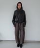 Gilyeong Denim Corduroy Barrel Pants_Brown