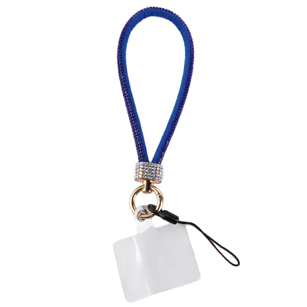 Short Wrist Style Glitter Rhinestone Phone Lanyard Luxury Hanging Cord Mobile Phone Chain Decoration Pendant