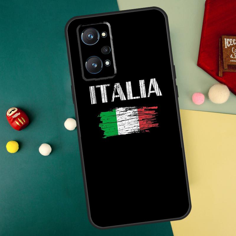Italy Flag For Realme 15 Pro GT7 C55 C71 C53 C67 C75 C61 C33 C63 C51 C65 10 11 12 13 14 Pro Plus Case