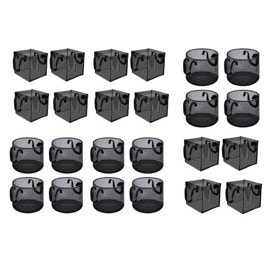 Mesh Pond Plant Basket Aquatic Plant Grow Bag Reusable Large Planter Pots with Handles for Growing Water Lilies Lotus Aquatic Plants
