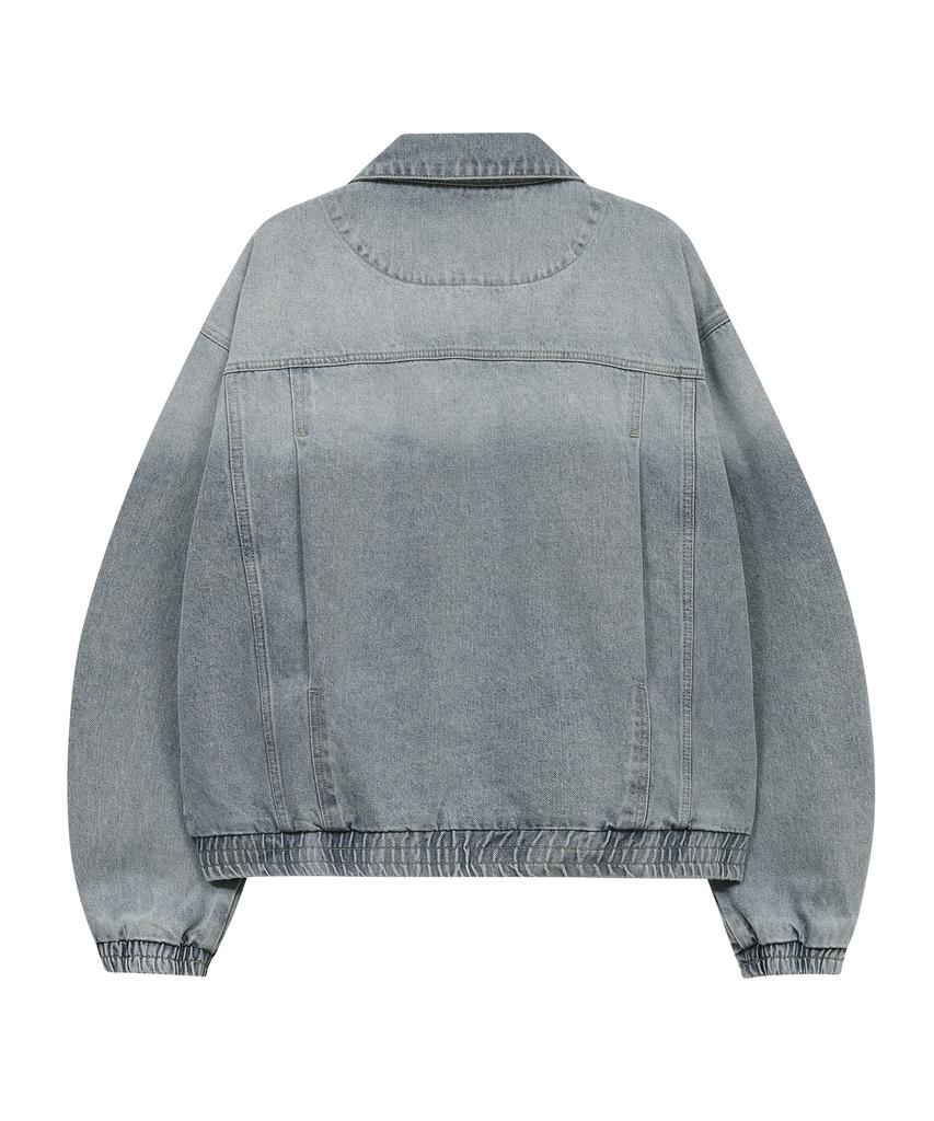 Standarderror 87-Stan119 [Classic] Vintage Washed Work Denim Jacket Snow Blue