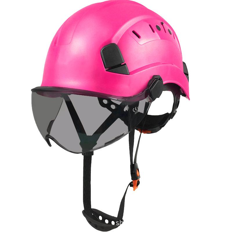 Proteção Ocular Anti-esmagamento Capacete de Segurança para Canteiro de Obras Capacete Rígido ABS Construção Equipamento de Proteção para a Cabeça Estampado