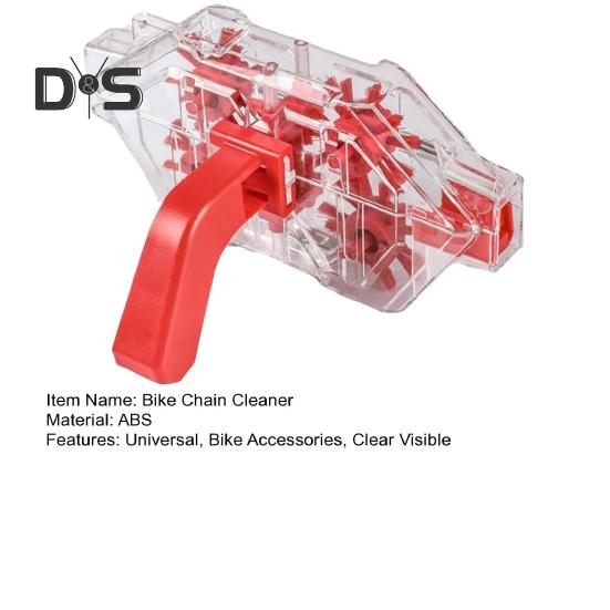 Bicycle Chain Cleaner Clear Visible Soaked MTB Mountain Road Bike Chain Scrubber Lubricant Oil Cleaning Tool Bike Accessories