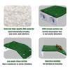 Turtle Basking Platform Turtle Habitat Simulation Lawn Ramp Turtle Dock Floating Island for Reptile Terrarium Aquarium Accessory