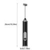 Handheld Electric Milk Frother 3 Gear Speed Foam Mixer Portable Egg Beater  Cream