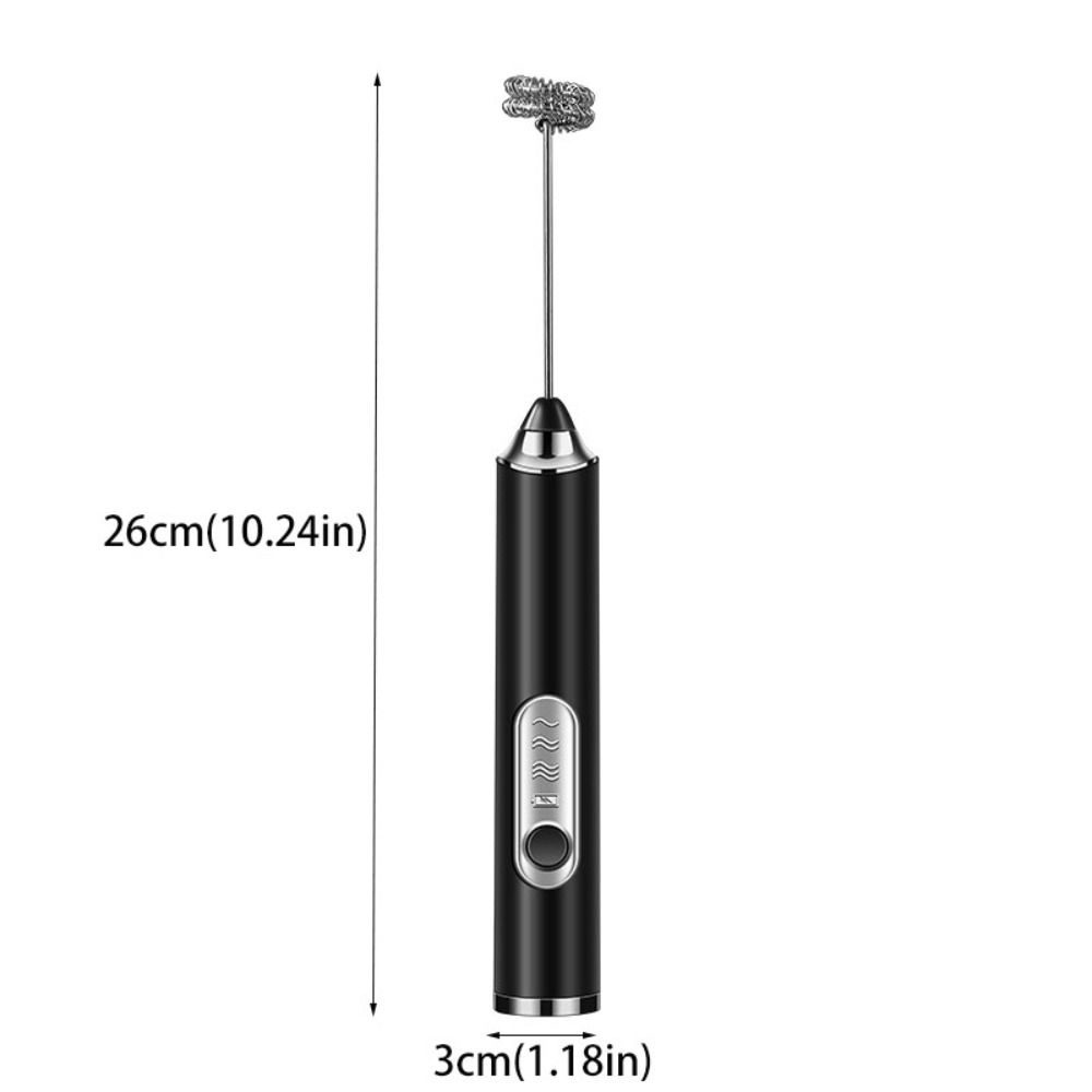 Handheld Electric Milk Frother 3 Gear Speed Foam Mixer Portable Egg Beater  Cream