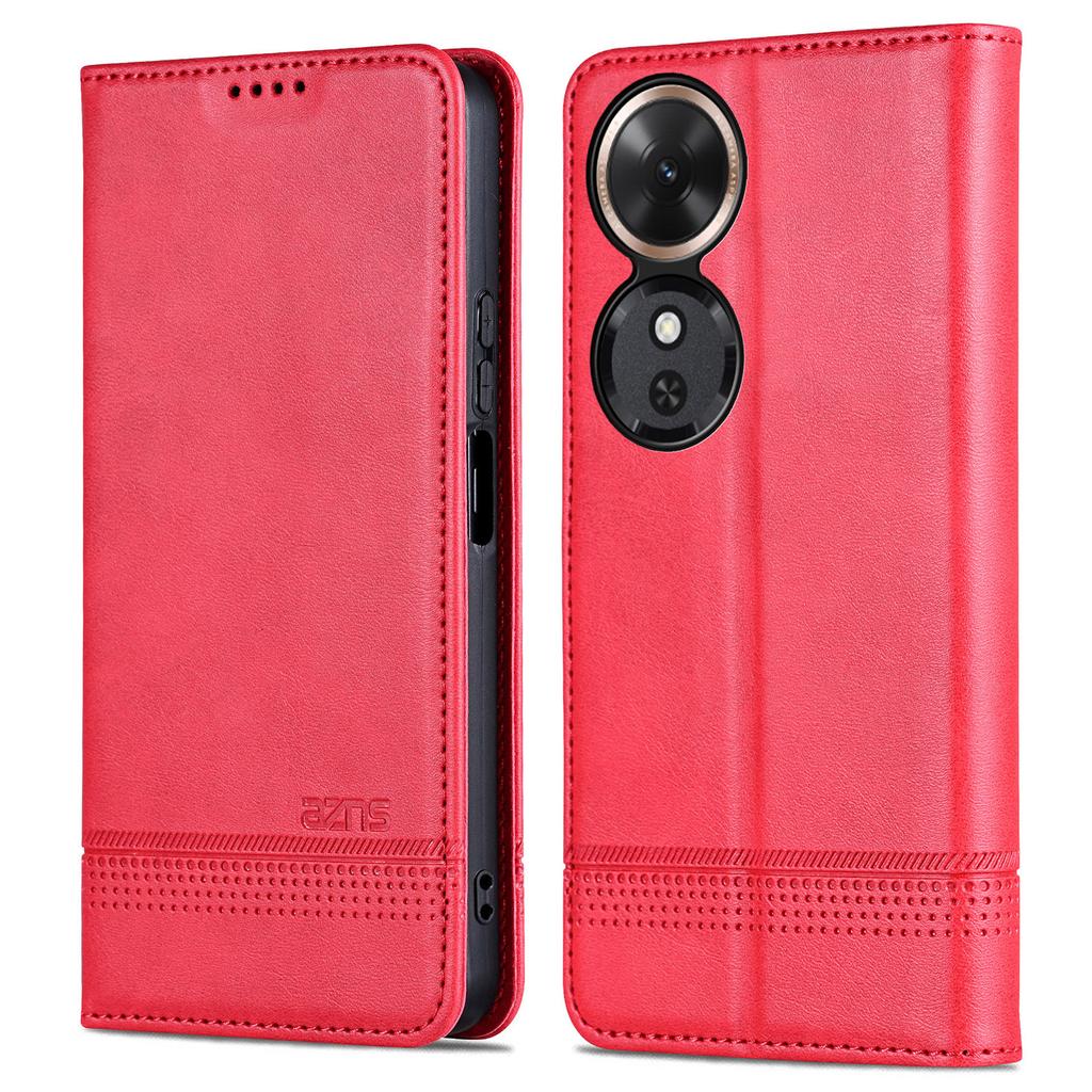 AZNS For Honor Play 60 5G Case Cowhide Texture PU Leather Wallet Phone Cover