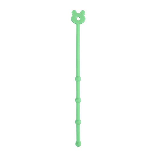 Silicone Cable Ties Reusable Bear Shaped Bag Sealing Zip Tie Multi-Purpose Twist Tie for Food Storage Wire Management