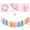 Rainbow Tassel Garland Colorful Yarn Bunting Banner for Spring Classroom Nursery Kids Room Birthday Party School Office Decor