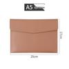 A4 Leather Magnetic File Bag with Custom Logo Options - Business Document Envelope Design in Multiple Specifications