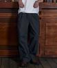 MAGOODGAN Farburn 4419 Linen-Like Wide Fit Dark Gray Elastic Waist Easy Pants