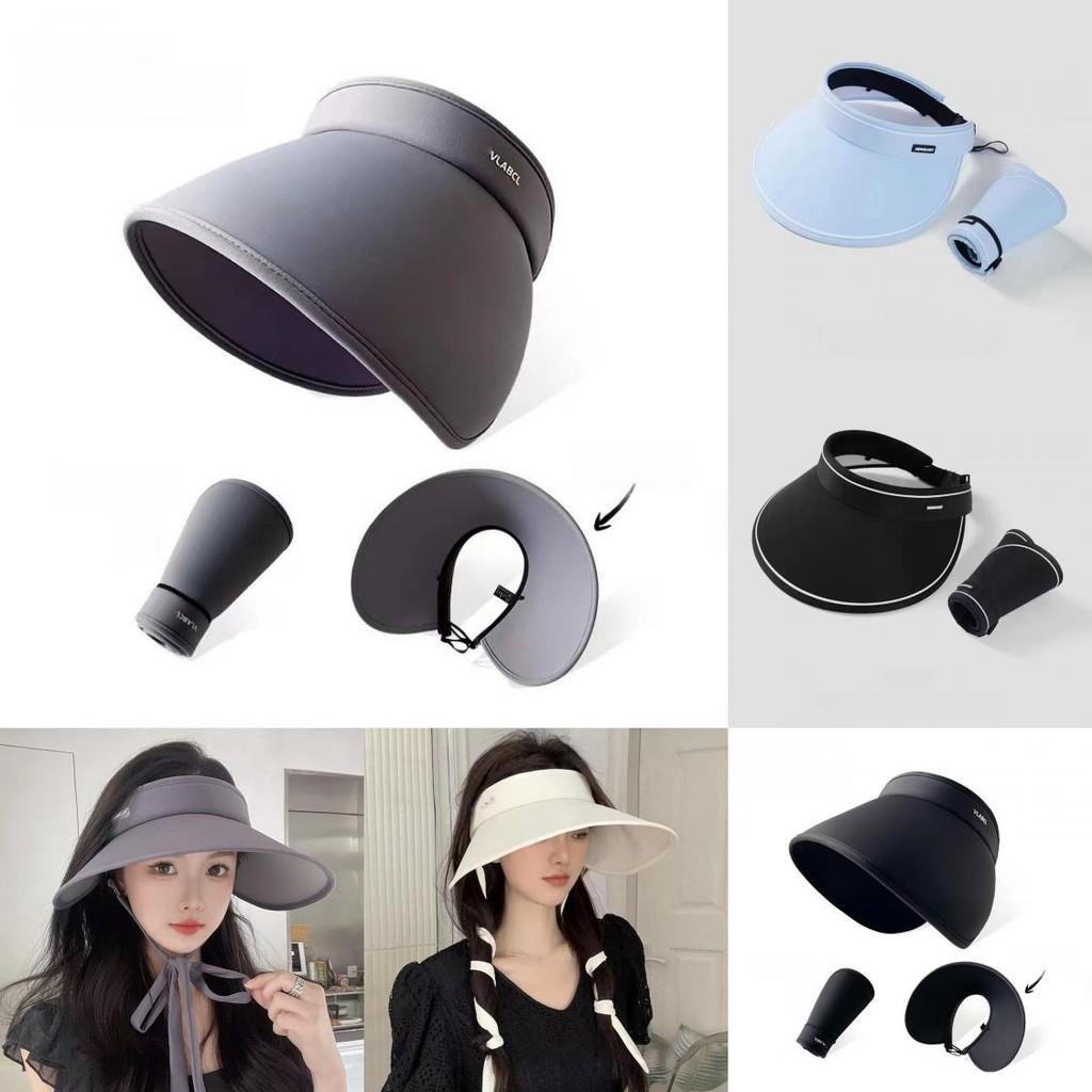 Summer Uv Sun Hat With Oversized Brim Ice Silk Material For Casual And Fashion Use