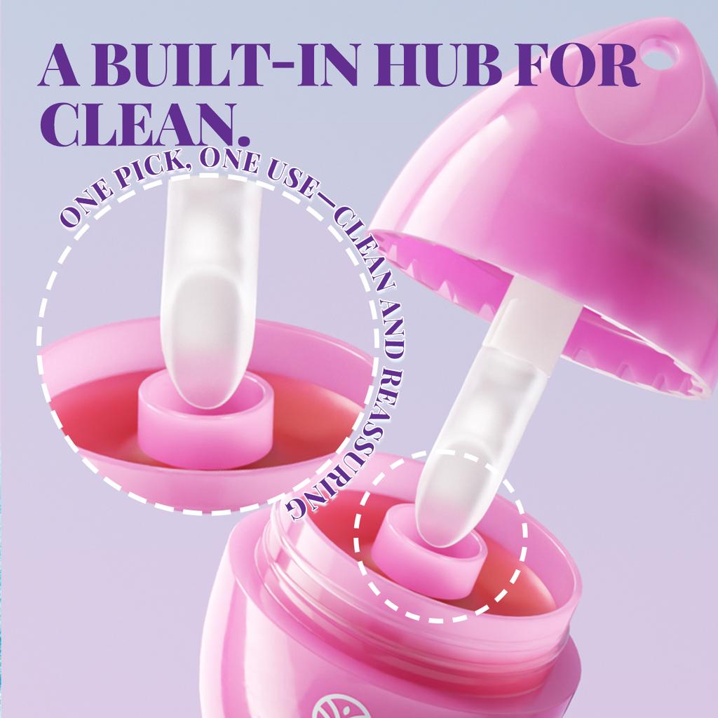 5-Color Lip Mask - Cherry & Strawberry Scented Jelly, Moisturizing Lip Care, Repair & Fade Lip Lines, for Lipitis Relief