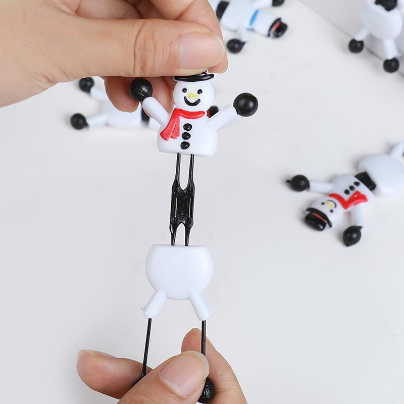 5Pcs Christmas Sticky Wall Toys Stretchy Climbing Snowman for Kids Birthday Party Favors Pinata Fillers 2025 Christmas Gifts