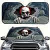 1Pcs Skull Design Windshield Sun Shade, Sun Shade For Car Windshield, Vibrant Design, Easy Installation