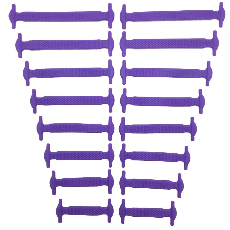 16 stuks Elastische Schoenveters voor Sneakers Siliconen Stretch Schoenveters Geen Strik Schoenveters voor Kinderschoenen Elastiek Schoenveters Schoenveters